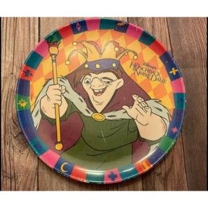 Disney The Hunchback of Notre Dame Zak Brand Melamine Toddler Dinner Meal Plate